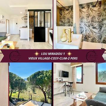 Gîte pour 2 personnes, avec vue et vue sur le lac à Miramas