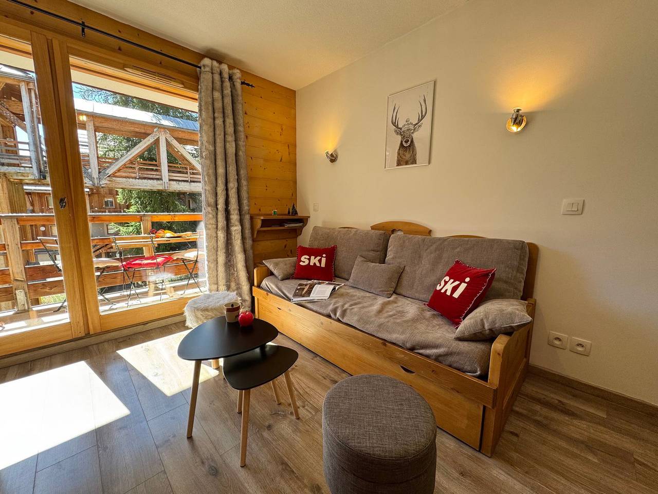 Geheel appartement, Apartment in Vars Les Claux with balcony, comfort for 4 people in Vars, Briançon en omgeving