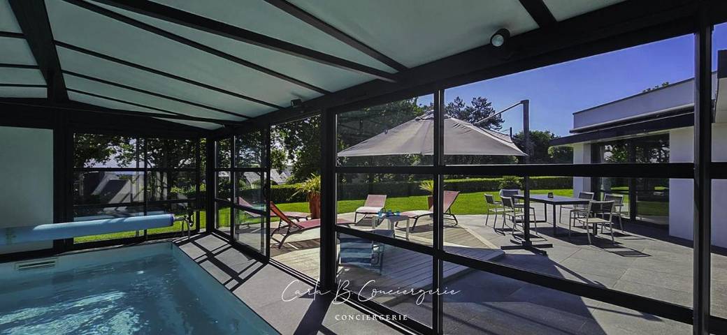 Location de vacances pour 6 personnes, avec jacuzzi ainsi que terrasse et piscine dans Plage Sables Blancs - 4