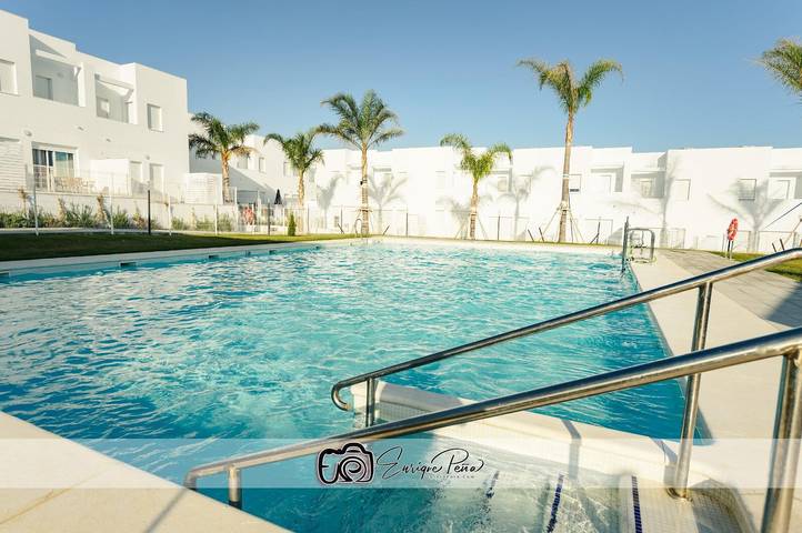 Casa Matias: Ferienhaus mit privater Terrasse, WLAN und Klimaanlage in La Fontanilla, Conil de la Frontera