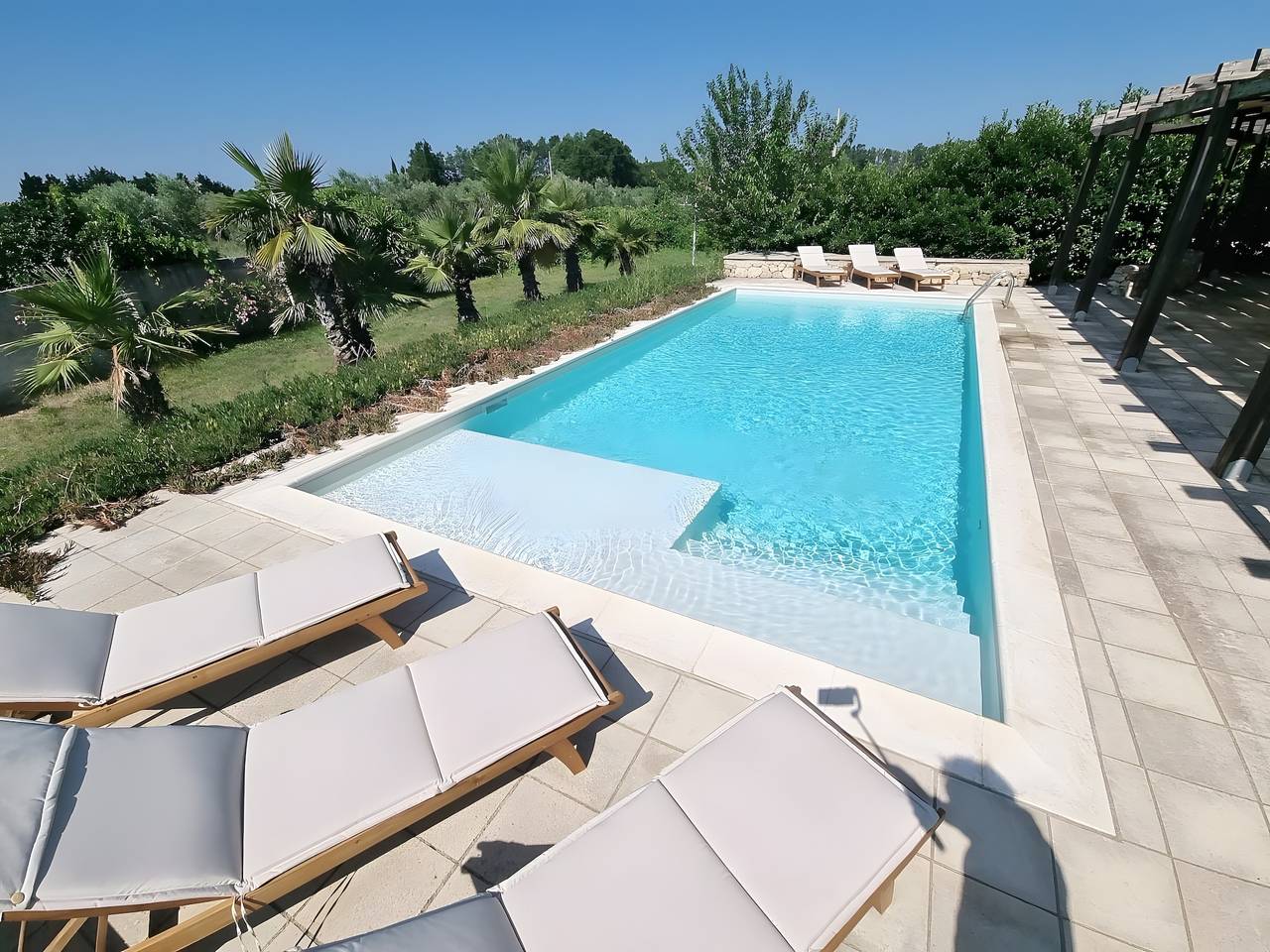 Villa „Casciani - Villux“ mit privatem Pool, Wlan und Klimaanlage in Ugento, Golf von Tarent