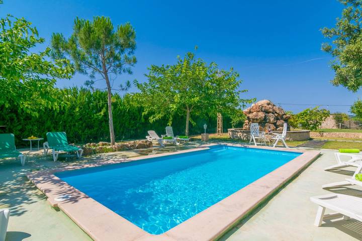 Finca für 12 Personen, mit Terrasse und Garten sowie Pool, mit Haustier in Montuïri - 3
