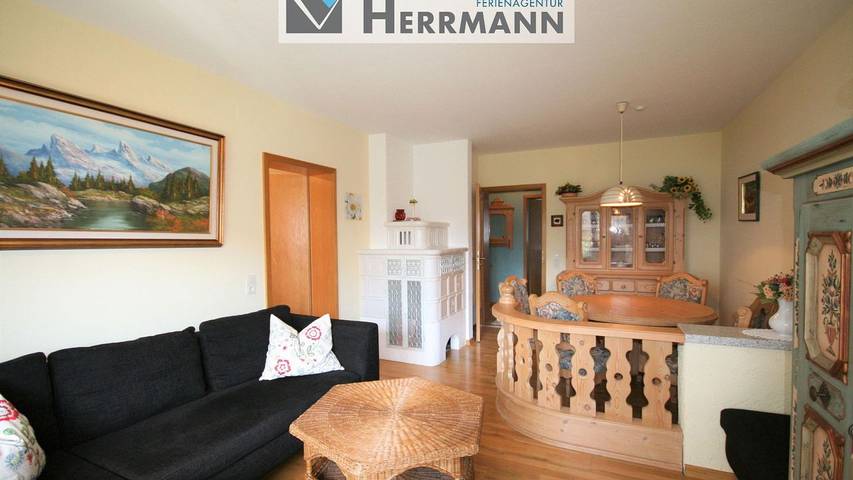 Ferienwohnung für 4 Personen, mit Terrasse und Balkon/Terrasse sowie Ausblick im Allgäu
