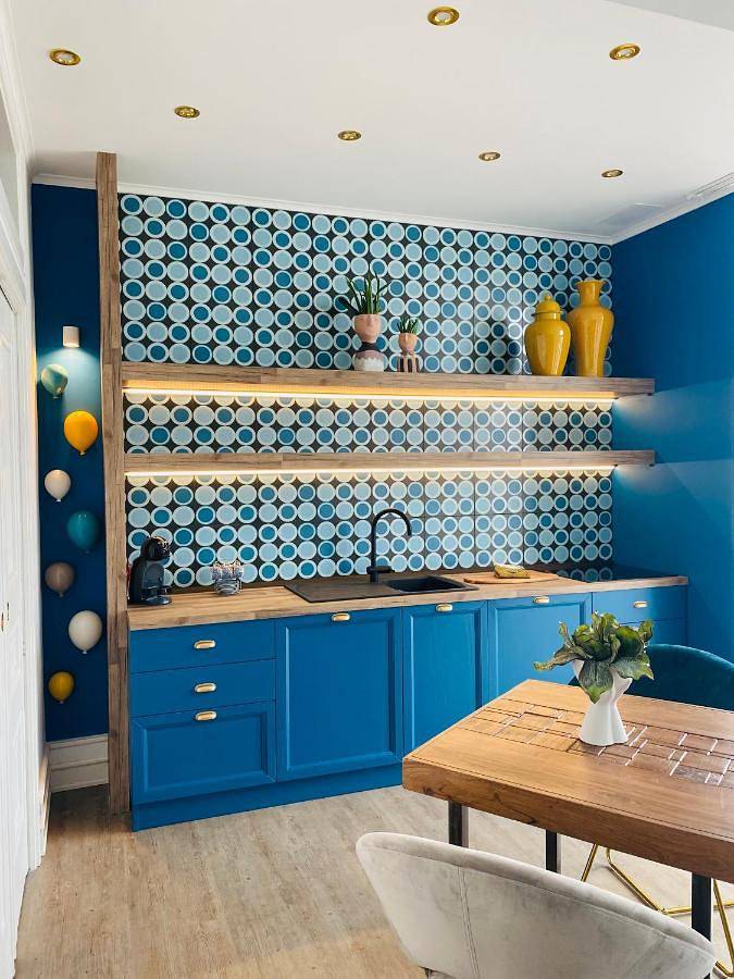 Ferienhaus für 4 Personen, mit Balkon und Terrasse sowie Ausblick
