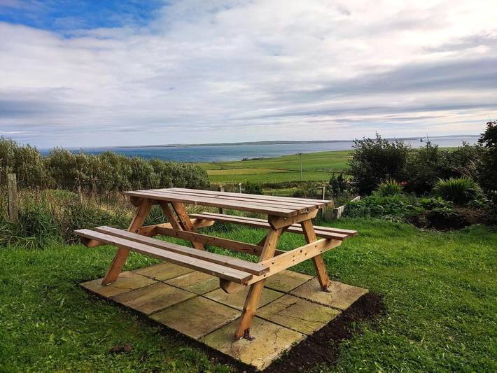 Casa de huéspuedes para 2 personas, con jardín y vistas en Escocia