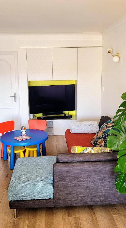 Gîte pour 5 personnes, avec balcon dans Gare De Nice Riquier