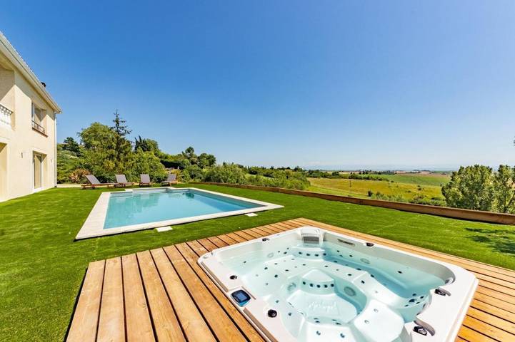 Location de vacances pour 15 personnes, avec piscine ainsi que jacuzzi et jardin à Auterive - 2