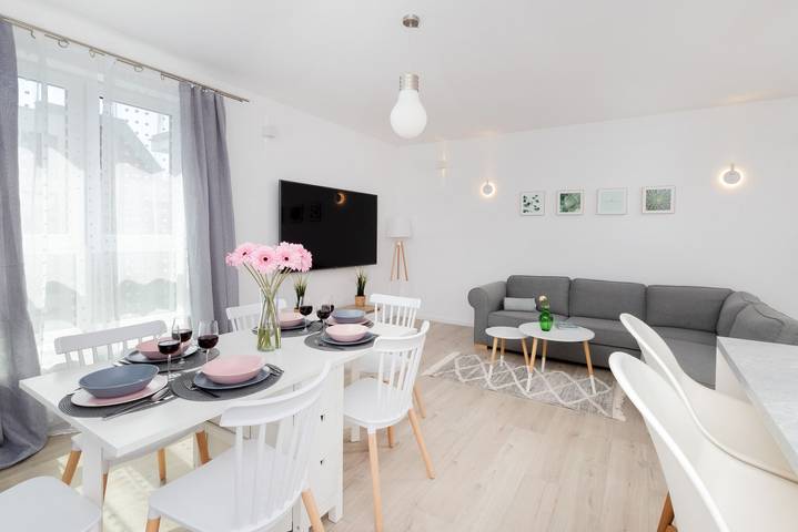 Lägenhet för 6 Personer, med terass, med husdjur i Gdańsk
