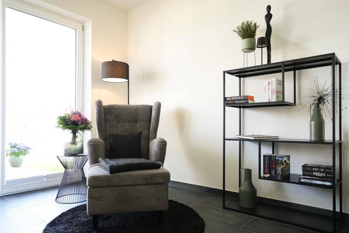 Entire apartment, Hygge Flow-  für bis zu 4 Personen mit Whirlpool  und Sauna - Haustiere herzlich willkommen, Garten umzäunt in Nordhorn, Landkreis Grafschaft Bentheim