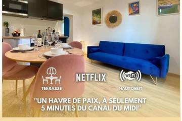 Gîte pour 2 personnes, avec jardin à Ramonville-Saint-Agne