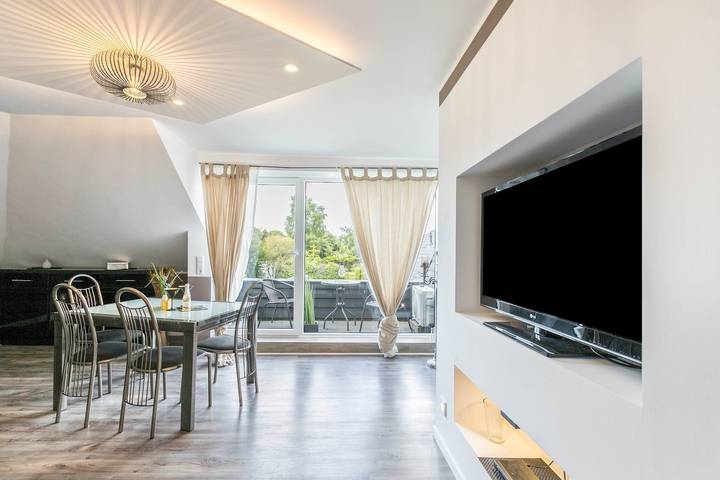 Ferienwohnung für 4 Personen, mit Balkon und Garten in Heide