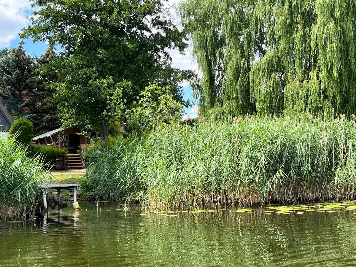 'Glamping' Angelzelt am See mit Steg und Boot (Mecklenburger Seenplatte) in Wanzka, Blankensee (Mecklenburg)