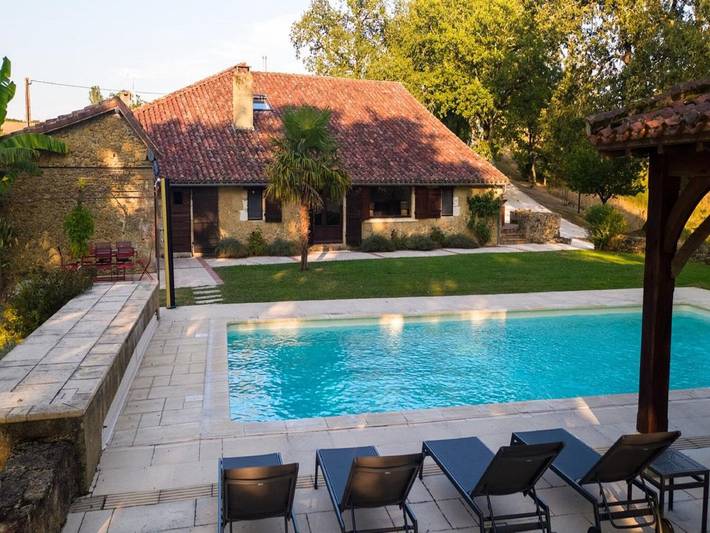 Villa pour 12 personnes, avec piscine et jardin ainsi que sauna et terrasse - 1