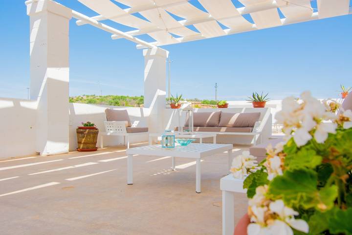 Casa vacanze "Masseria La Scalella - Fortificato" con vista mare, terrazza e Wi-Fi in Manduria, Golfo di Taranto