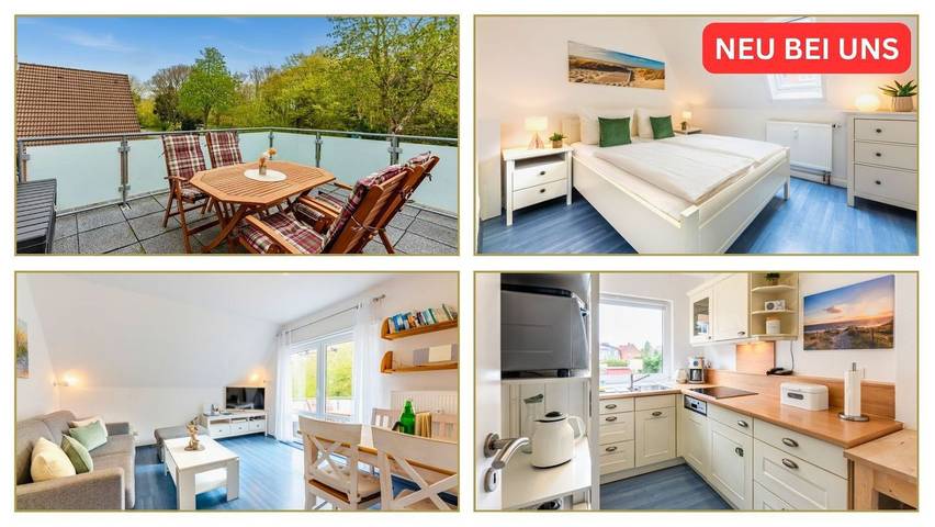 Ferienwohnung für 2 Personen, mit Balkon - 1