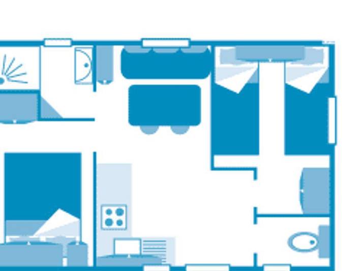 Mobil home pour 4 personnes, animaux acceptés à Vielle-Saint-Girons - 4