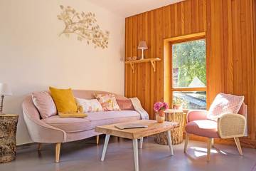 Maison de campagne pour 4 personnes, avec jacuzzi et sauna à Alzon
