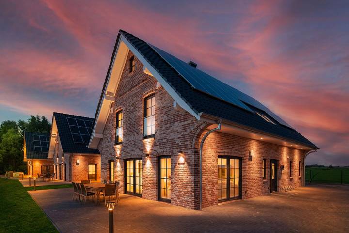 Ferienhaus für 8 Personen, mit Garten und Terrasse, mit Haustier in Osterhever