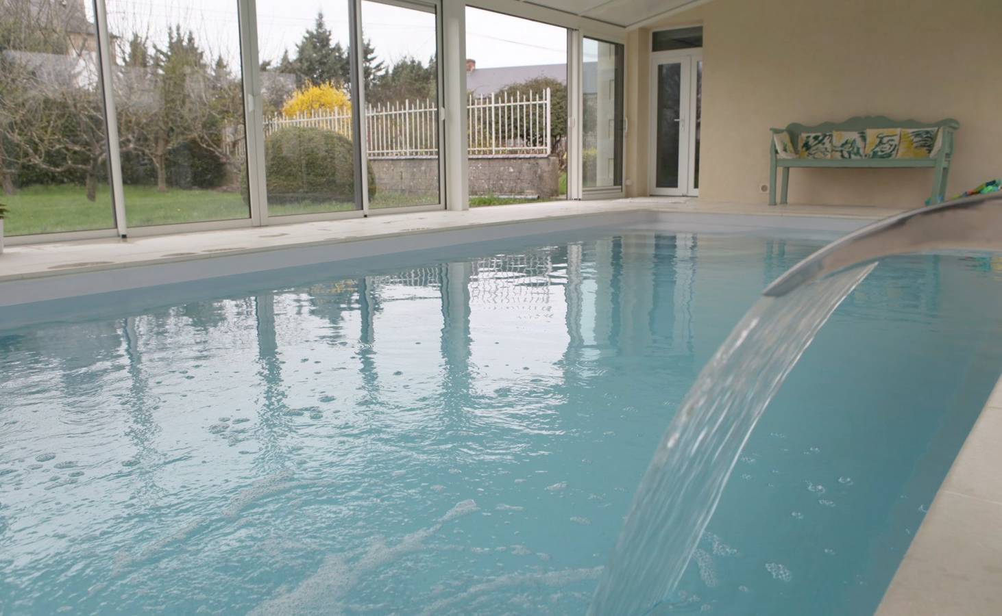 Gîte écolo, piscine chauffée toute l'année in Sainte-Marguerite-d'Elle, Région de Bayeux