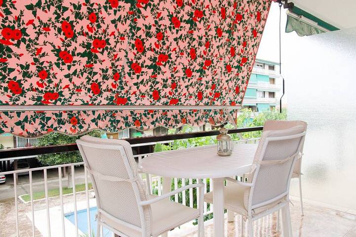 Apartamento de vacaciones para 6 personas, con balcón además de jardín y piscina, Se admiten mascotas - 1