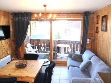 Chalet pour 4 personnes, avec balcon et vue à Huez