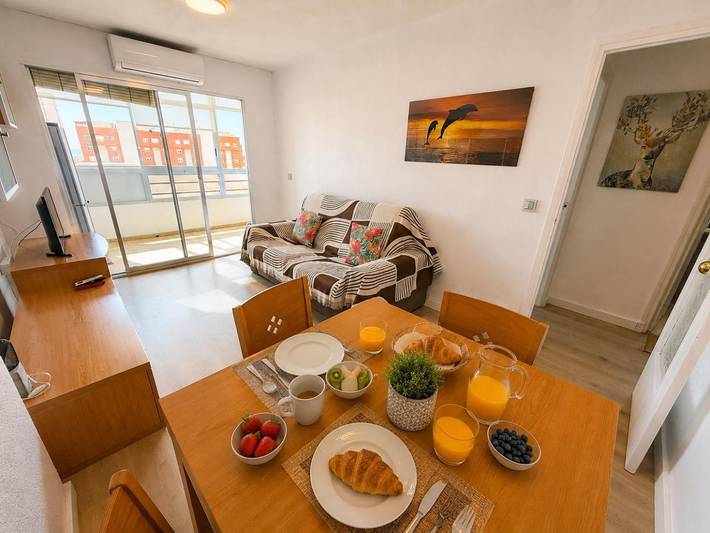 Entire holiday apartment, Cozy Apartment with Pool & Balcony in Alicante in El Cabo de las Huertas, Alicante