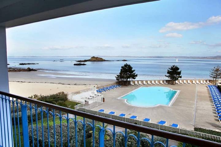 Gîte pour 4 personnes, avec terrasse dans Plage des Sables Blancs (Douarnenez)