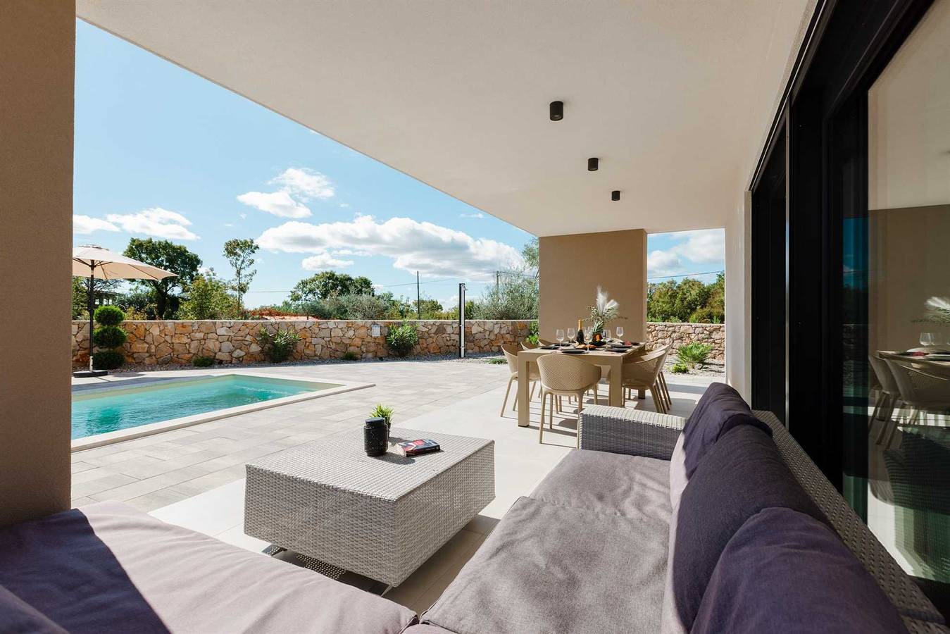 Villa Delight with pool - an oasis of peace on the island of Krk in Kras, Krk
