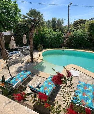 Maison d’hôte pour 2 personnes, avec piscine ainsi que jardin et vue à Sète
