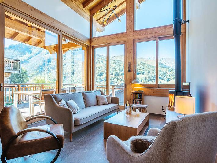 Familien-Chalet in Saint-Martin-de-Belleville - 9 Pers, WLAN, Parkplatz in Saint-Martin-de-Belleville, Vanoise-Massiv