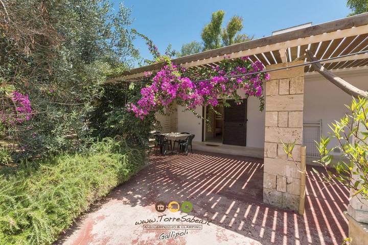 Camping für 4 Personen, mit Pool und Garten sowie Ausblick, mit Haustier im Salento - 4