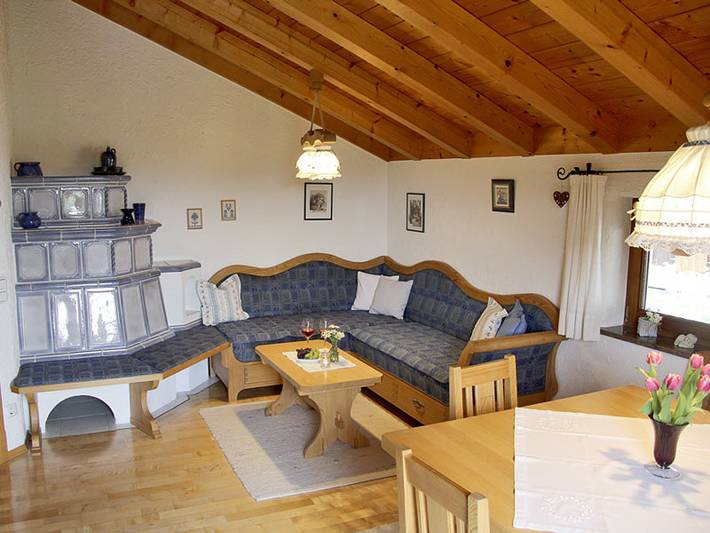 Ferienwohnung für 4 Personen, mit Balkon und Garten in Übersee - 3