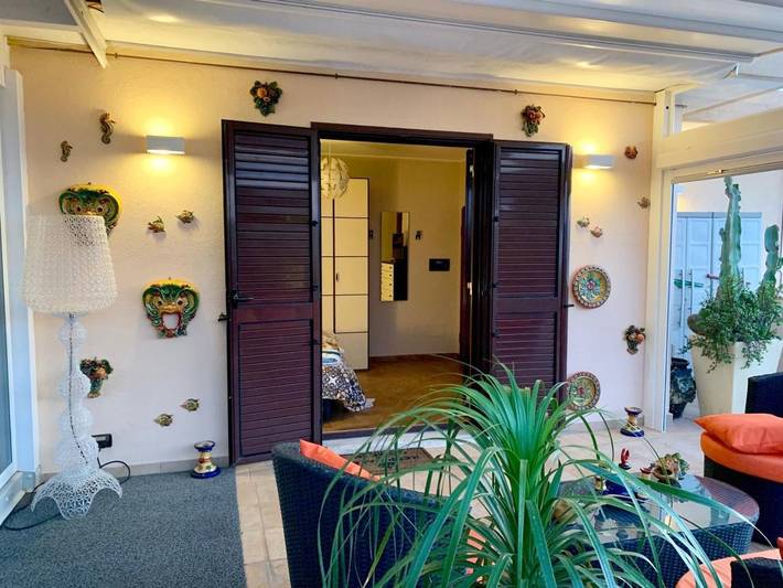 Gîte pour 4 personnes, avec Balcon et Terrasse ainsi que Jardin et Vue à Reggio de Calabre - 4