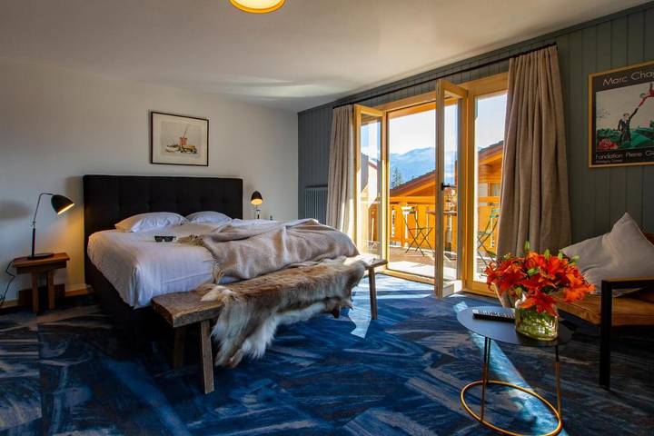 Hôtel pour 5 personnes, avec terrasse et vue, animaux acceptés