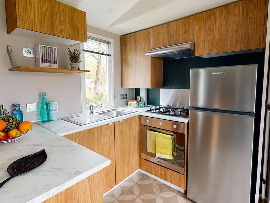 Camping Siblu Le Montourey Funpass inclus - Mobile home 8 persons - Wellness 3bed 8p Signature air conditioning in Frejus, Mediterranean Coast (France)