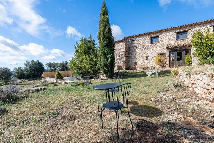 Casa de vacaciones para 12 personas, con jardín, Se admiten mascotas en Conca de Barberà - 3