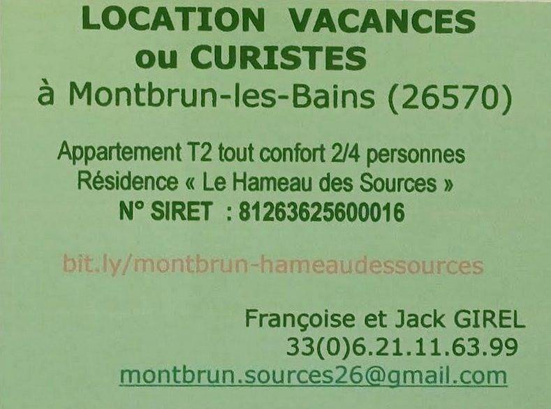 Appartement entier, Charmant T2 ** - Les Sources - Montbrun-les-Bains in Montbrun-les-Bains, Région de nyons