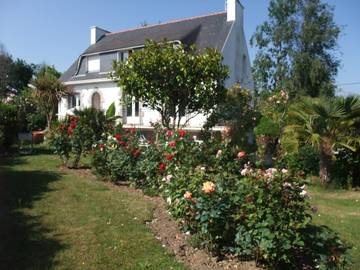 Chambre d’hôte pour 4 personnes, avec jardin à Fouesnant