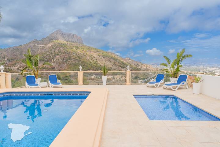 Casa rural para 10 personas, con vistas al mar además de jardín y terraza en Calpe - 3