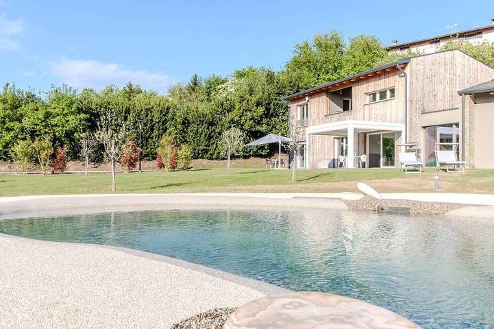 Ferienwohnung für 6 Personen, mit Pool und Garten in Soiano del Lago
