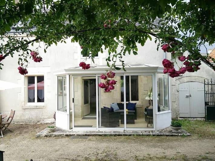 Gîte pour 4 personnes, avec jardin à Villorceau