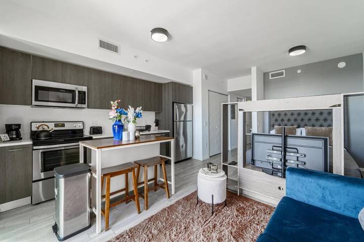 Loft voor 5 personen, met zwembad en uitzicht, met huisdier in Miami