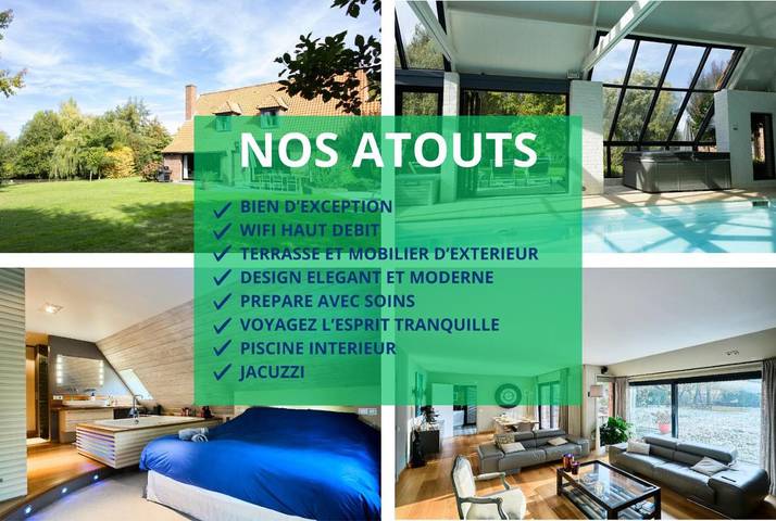 Location de vacances pour 10 personnes, avec vue sur le lac et piscine ainsi que vue et jardin, animaux acceptés à Marcq-en-Barœul - 2