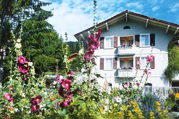 Gîte pour 7 personnes, avec balcon et vue dans Chesières