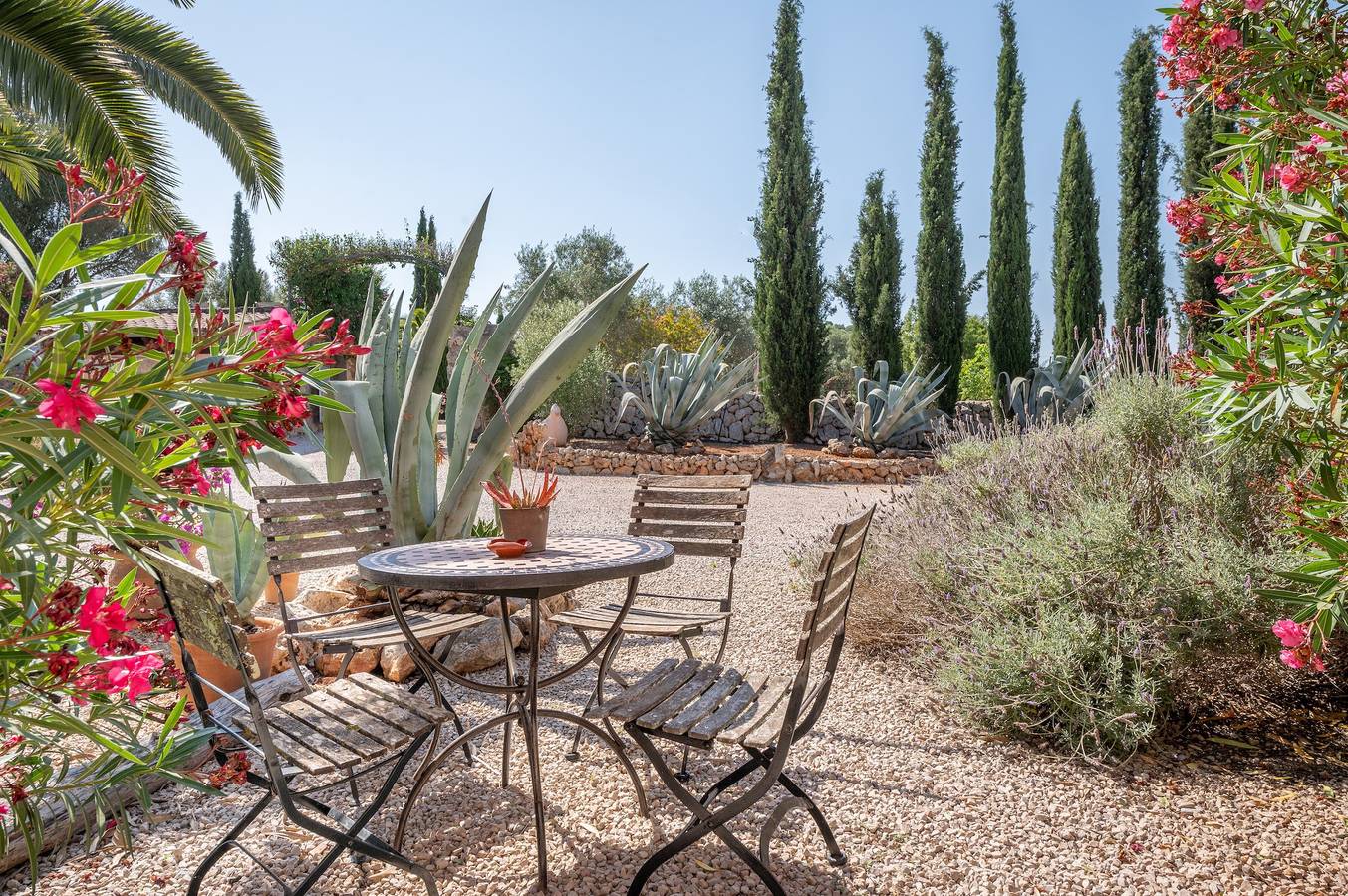 Ferienhaus 'Apartamento Arco' mit Bergblick, Gemeinschaftspool und Wi-Fi in Costitx, Mallorca Inselmitte