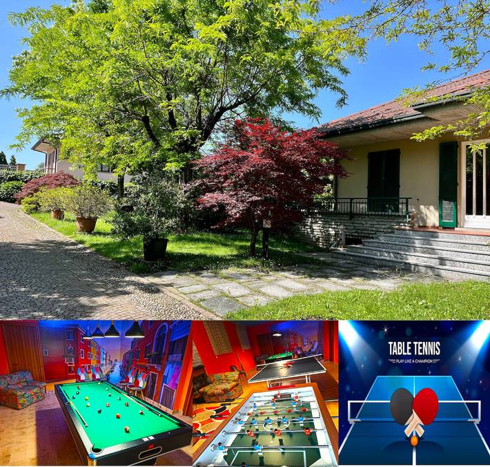 Appartamento per 6 persone, con Balcone e Giardino nonché Piscina per bambini e Vista lago a Monza
