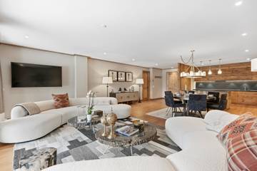 Gîte pour 6 personnes, avec terrasse et balcon/terrasse à Lens (Suisse)