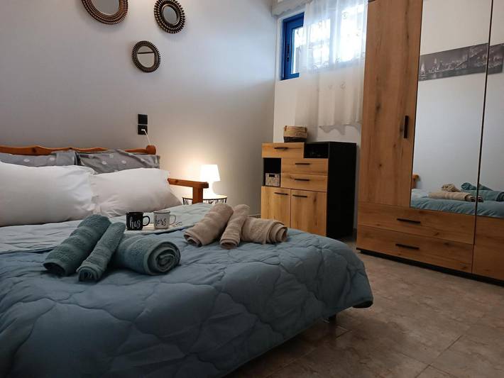 Vakantieappartement voor 4 personen, met balkon en tuin, kindvriendelijk op Rhodos