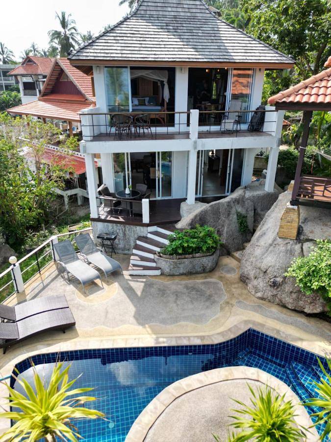Villa pour 6 personnes, avec piscine ainsi que jacuzzi et jardin dans Koh Tao - 2