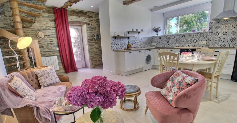 Holiday rental for 2 people, with garden in Morbihan